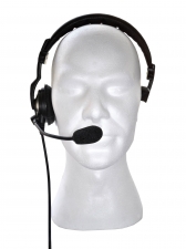 Motorola overhead boom headset, medium, by Radio-Rental.com